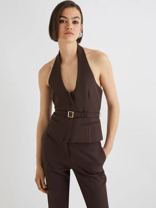 Gilet con schiena scoperta