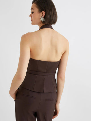 Gilet con schiena scoperta