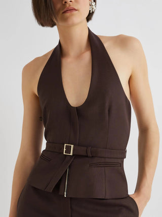 Gilet con schiena scoperta