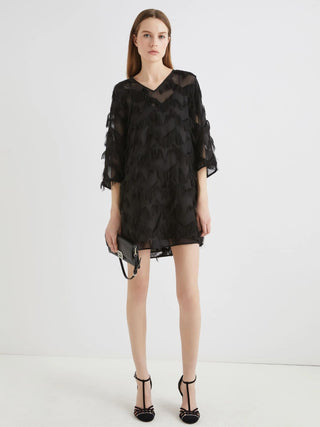 Mini abito in fil coupé