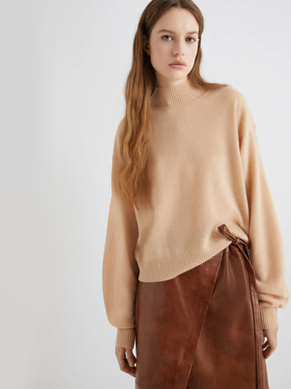Maglia a collo alto in cashmere