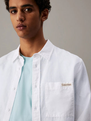 Camicia in misto lino