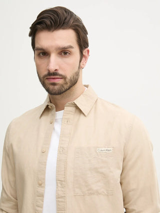 Camicia in misto lino