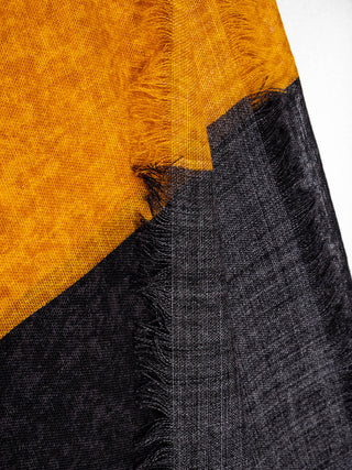 Foulard in lana due colori