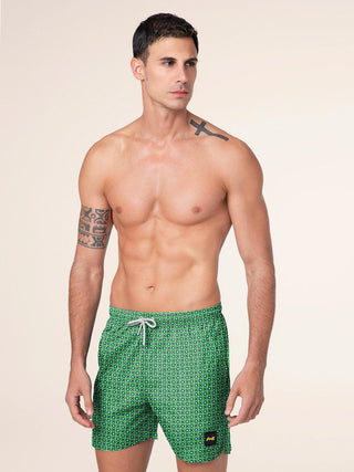 Short uomo a fantasia