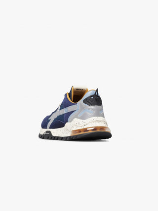 Sneakers in tessuto tecnico e suede