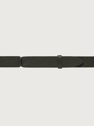 Cintura nobuckle micron in pelle