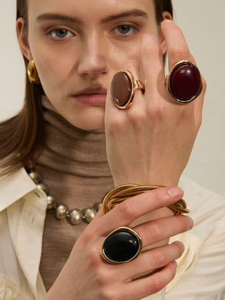 Anello bean elastico tondo