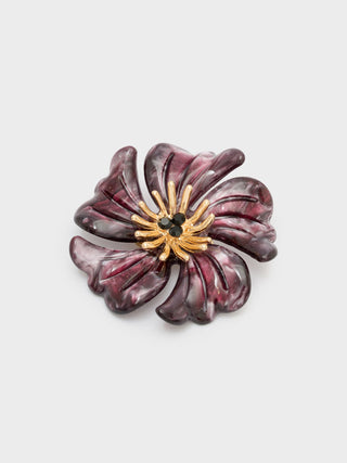 Spilla flower con pietre