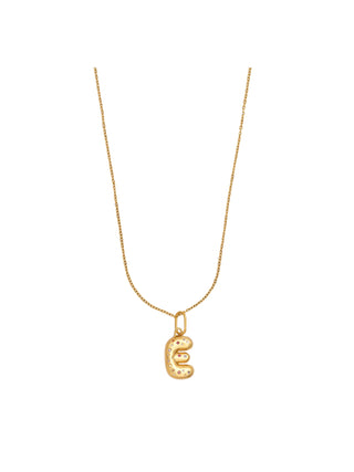 Collana chunky lettera e