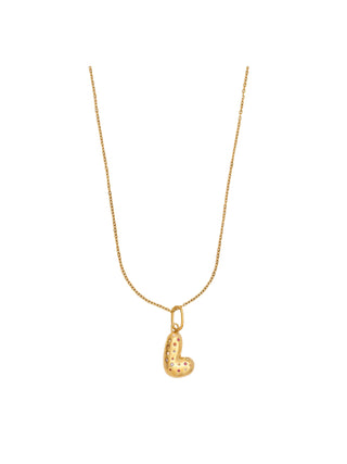 Collana chunky lettera l