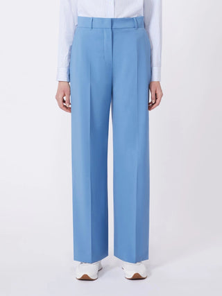 Pantalone palazzo in lana