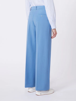 Pantalone palazzo in lana