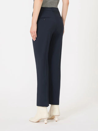 Pantalone a sigaretta in tela di lana