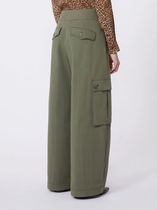 Pantalone in gabardina di cotone