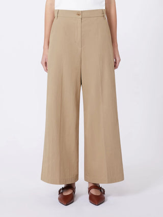 Pantalone in gabardina lavata