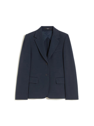 Blazer in jersey di cotone