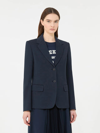 Blazer in jersey di cotone