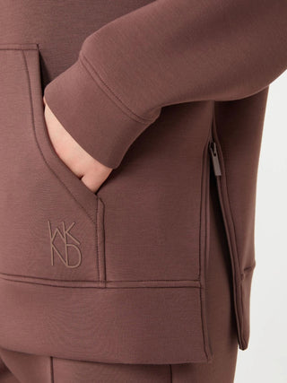 Felpa lunga in jersey scuba