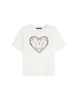 T-shirt in cotone con stampa grafica