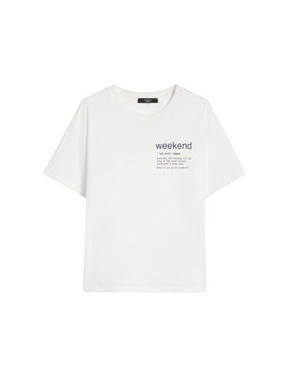 T-shirt in cotone con stampa grafica