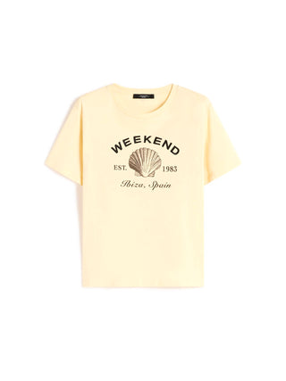 T-shirt in jersey con grafica
