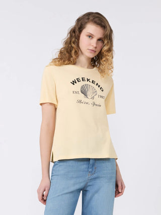T-shirt in jersey con grafica