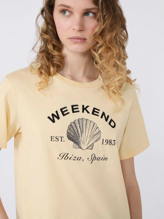 T-shirt in jersey con grafica