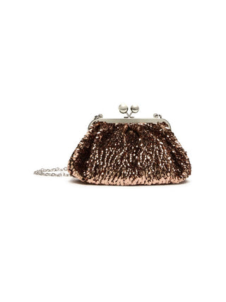 Pasticcino bag small in raso con paillettes