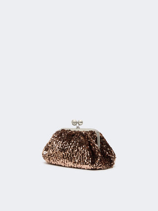 Pasticcino bag small in raso con paillettes