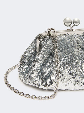 Pasticcino bag small in raso con paillettes