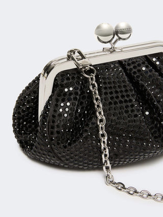 Pasticcino bag small in raso con strass
