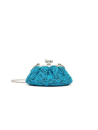 Pasticcino bag small con perle in resina ricamate