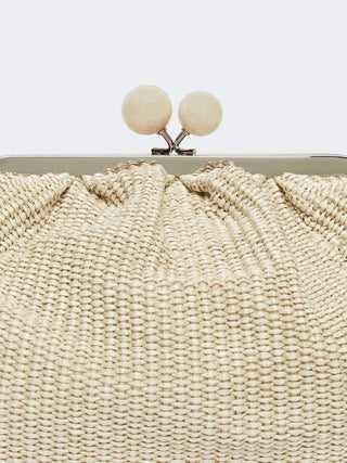 Pasticcino bag medium effetto rafia