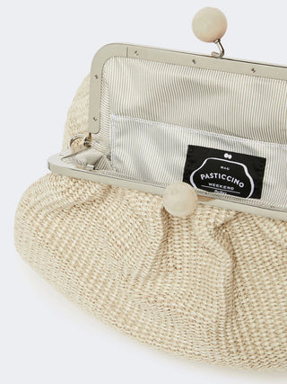 Pasticcino bag medium effetto rafia