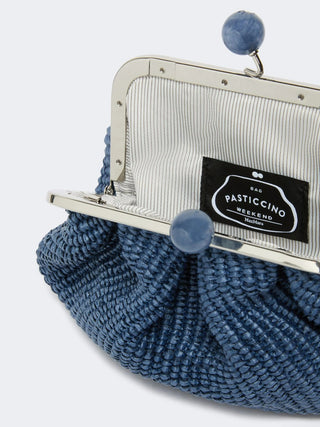 Pasticcino bag small effetto rafia