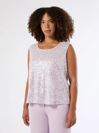 Top con paillettes