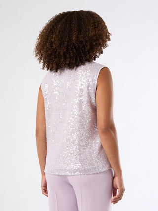 Top con paillettes