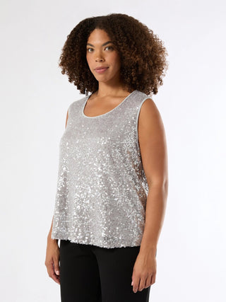 Top con paillettes