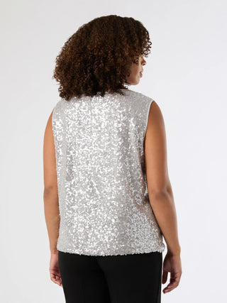 Top con paillettes