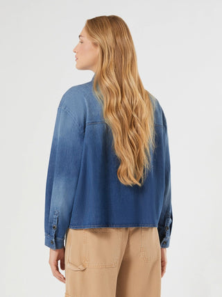 Casacca in gabardina di cotone