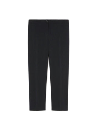 Pantaloni slim in tessuto fluido