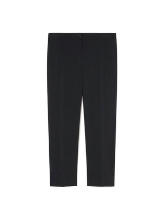 Pantaloni slim in tessuto fluido