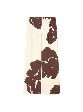 Pantaloni in raso di viscosa