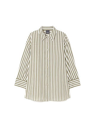 Camicia in cotone a righe