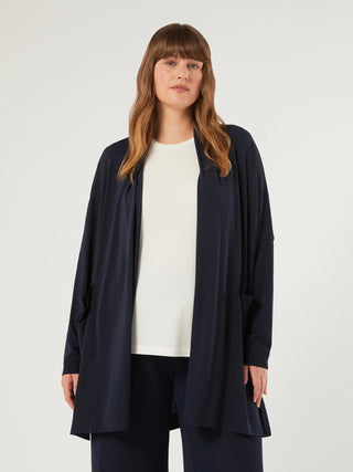 Cardigan in jersey e maglia