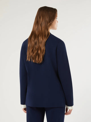Giacca blazer in maglia
