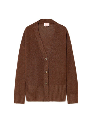 Cardigan in viscosa lurex