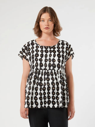Blusa in mussola di cotone
