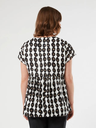 Blusa in mussola di cotone
